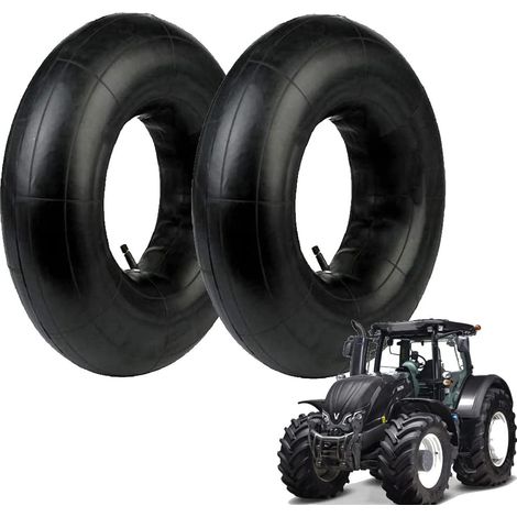 2 CAMERE D'ARIA 6.00-16 VALVOLA TR13 PER GOMME TRATTORINO CAMION AUTO PNEUMATICI USO AGRICOLO FUORISTRADA Ecovelo