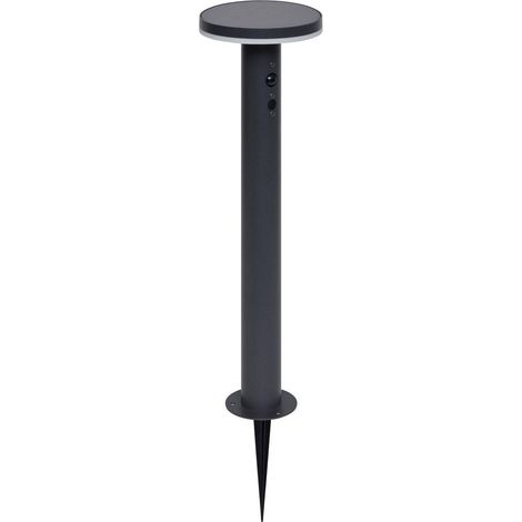 Detector de movimiento solar Potelet Detekt gris grafito - Hespéride