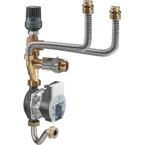 Oventrop Vorlauftemperaturregelmodul Flächenheizungen für Regudis W-HTE, mit Reguflow 15-6/130 TS, 1344554 (1/5)