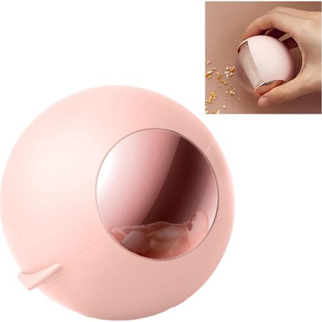 Rouleau anti-peluches et poils d’animaux réutilisable avec gel collant, pour vêtements, canapés, tapis, lit (rose) (1/5)