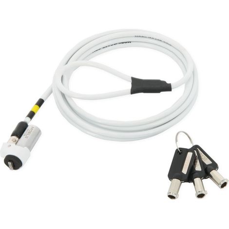Mobilis 001328 cable antirrobo Blanco 1,8 m