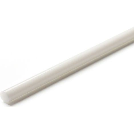 Tige en acétal RS PRO Blanc Dia. 70mm x 1m ( Prix pour 1 Lot )