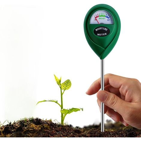 Medidor de humedad del suelo LaBlanc, preciso medidor de humedad para plantas, indicador de riego fácil de usar para jardín, plantas de interior y exterior, césped y granja (no requiere pilas)