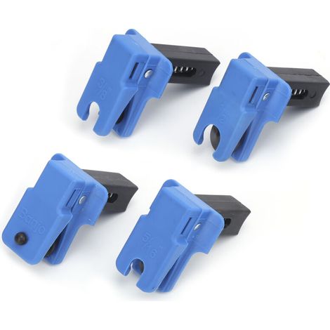 Colliers de serrage verticaux pour tuyaux d'huile – Lot de 4 pièces, plusieurs tailles, acier inoxydable résistant