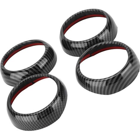 Carbon fiber air vent trim, air conditioning vent cover, car interior styling replacement for Smart Fortwo/Forfour 453 2015-2021 (1/5)