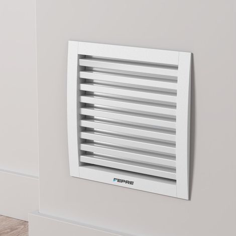 Griglia di ventilazione in alluminio verniciato, L.17 x P.17 cm FEPRE