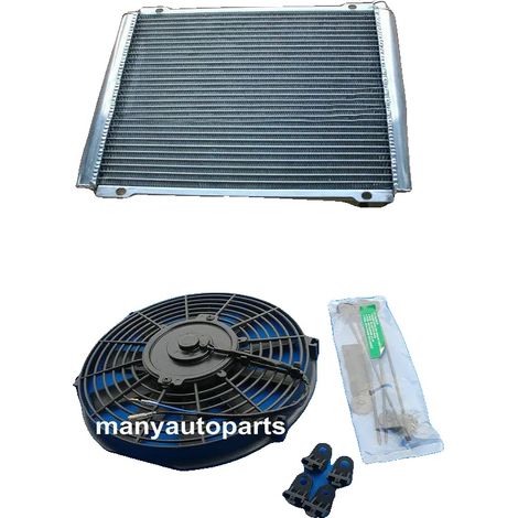 Radiador de aluminio, 2,5 kg, rendimiento de refrigeración mejorado, compatible con CAN AM OUTLANDER/MAX/RENEGADE L 450/500/650/800/1000, construcción robusta, ingeniería de precisión. (1/3)