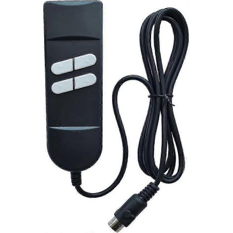 Fauteuil releveur électrique réglable avec télécommande - Commande manuelle à 4 boutons, compatible avec 2 moteurs (montée/descente) via connecteur 5 broches (1/5)