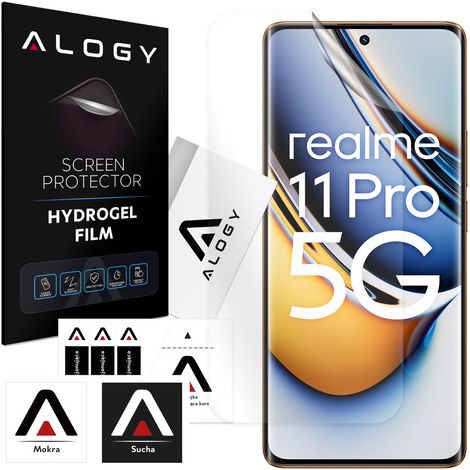 Hydrogel-Folie für Realme 11 Pro 5G/ 11 Pro Plus 5G Displayschutzfolie von Alogy (1/4)