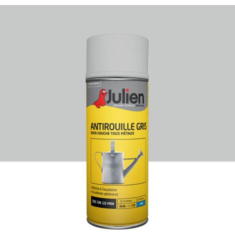 Aérosol Preparation Antirouille Gris 400ml - JULIEN