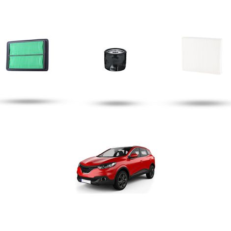 Kit tagliando 3 filtri compatibile con Renault Kadjar (HFE) 1.5 dCI 81kw dal 2015 (1/5)