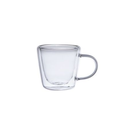 Table Passion - Set de 6 tasses à café 9 cl Arô double paroi en verre borosilicate (1/2)