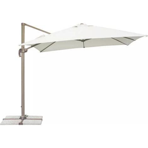 Ombrellone quadrato da giardino 3x3 mt California tortora (1/3)