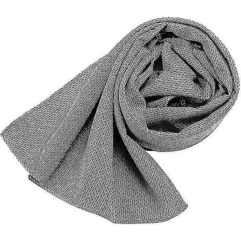 Serviette de jogging rafraîchissante et absorbante, couleur unie-Light Grey (1/4)