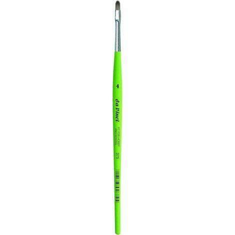 Pinceau - Usé bombé - Acrylique - Huile - Loisirs créatifs - N°4 - Synthétique - Da Vinci - 375 (1/2)