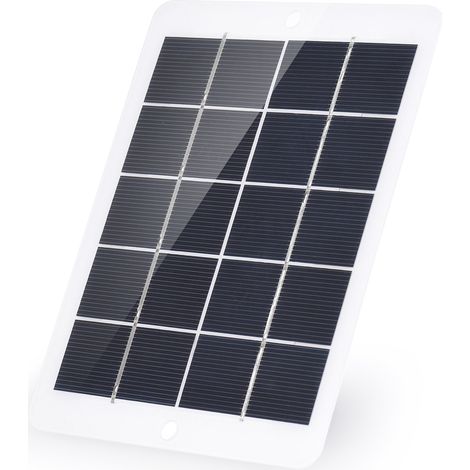 GARRYFIZH Kit de pompe à air solaire pour aquarium, oxygénateur et aérateur avec panneau solaire 3W 5V, tuyau et 2 pierres à bulles. (1/5)