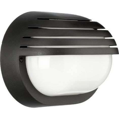 Applique murale extérieure E27 60W IP44 300275 – Noir – Pour éclairage jardin et terrasse – Installation facile sur murs – Prisma
