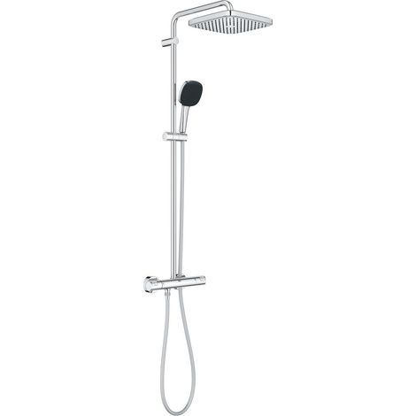 Colonne de douche avec mitigeur thermostatique - Economie d'eau - GROHE Vitalio Comfort 250 - Chromé - 26696001