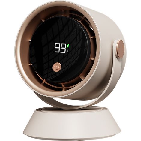 Ventilateur Pince Rechargeable USB, Ventilateur de Bureau Puissant et Silencieux, Ventilateur à Clip Mural pour Étudiant, Maison, Bureau et Cuisine