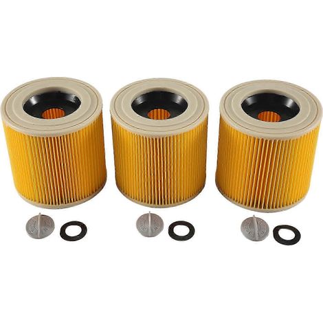 Filtres à cartouche compatibles avec les aspirateurs WD3 Premium, WD2, WD3, WD1, MV3, MV2 et WD 3 P. Kit d'extension Agai OP. WHBYV (1/4)