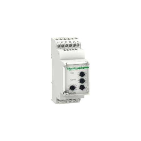 Relé de control de corriente monofásico modular, 5 a, 2 nanc, 0,15...15 a, 24...240 v ca/cc - RM35JA32MW