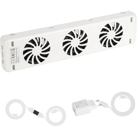 Randaco Ventilador de radiador Ventilador de refuerzo de radiador - Ahorro de energía y confort Mono-Set 50cm (1/5)