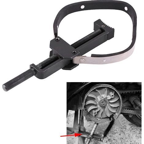 Outil de support de pignon de volant moteur, clé à poulie, outil de serrage de poulie de volant moteur d'embrayage de moto, outils pour volant moteur de moto, outils pour volant moteur