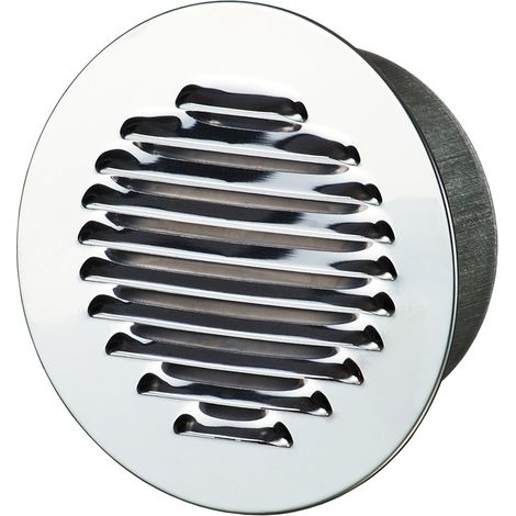 Winflex - Grille d'aération ronde ø150mm aluminium avec écran anti-insecte