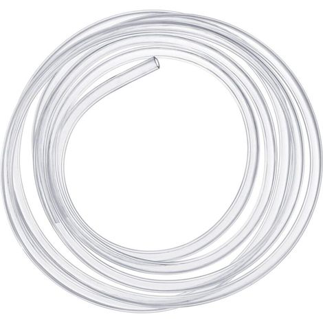 5 Meter transparenter Silikonschlauch – Sauerstoff- und Luftschlauch für Aquarien – 7 mm Innendurchmesser, 9 mm Außendurchmesser – Crezuo