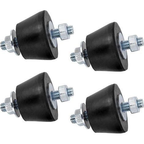 Air Conditioner Rubber Pad M8 Vibration Damper Anti Vibration Feet (45x35mm) (1/5)