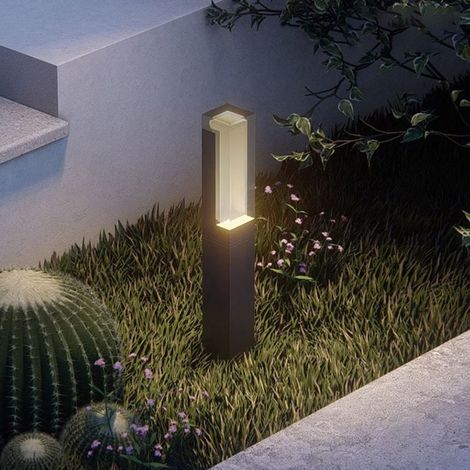 Éclairage de jardin LED 1 pièce, 7 W, éclairage de chemin, IP65, lumière chaude, éclairage de terrasse, noir, 30 cm [Classe énergétique E] (1/5)