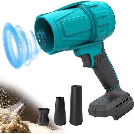 Akku-Laubbläser, tragbar, ohne Akku, kompatibel mit Makita BL-Akkus, für Terrassenreinigung, Trocknung, Camping, Laubblasen, Auto, Schnee und Staub