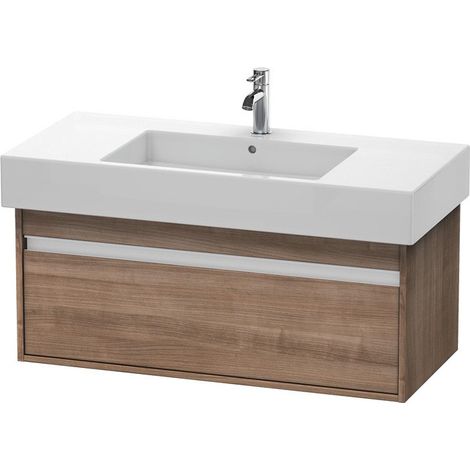 Duravit Ketho Vanity Unità Vanity da parete 6691, 1 estraibile, 1000mm, per Vero, Colore (anteriore/corpo): Ciliegio del Ticino - KT669107373