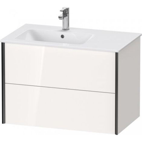 Sous-vasque pour meuble de salle de bain XVIU 560x810x480mm Prof. sw ma blanc brillant (1/3)