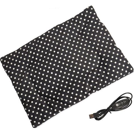 Coussin chauffant USB pour chiens et chats. Couverture thermique lavable et pliable. (1/5)