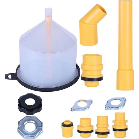 Kit D'entonnoir Pour Liquide De Refroidissement Antifuite Kit de Purge et Vidange pour Radiateur 15 Pièces,Outils D'entretien Automobile Pour Moto Transmission Moteur Liquide De Frein Et (1/5)