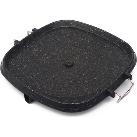 Plaque de cuisson carrée style barbecue coréen pour la cuisine à domicile et en extérieur. (1/5)
