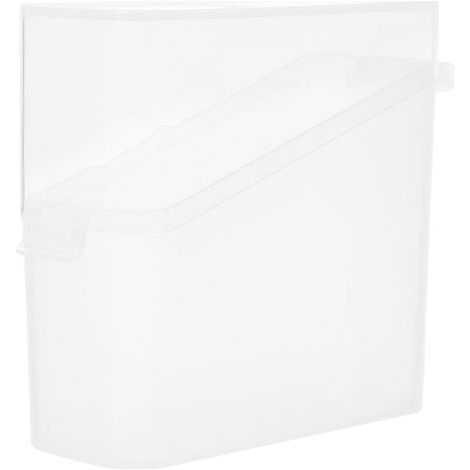Boîte de rangement de cuisine transparente pour tranches de fromage, récipient pour fromage au réfrigérateur, boîte de conservation des aliments-11.00X10.50X4.80CM (1/4)
