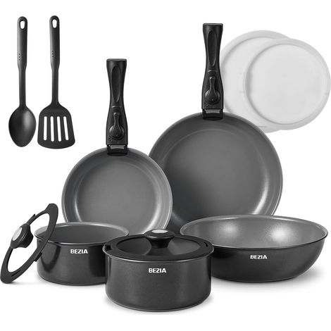 13-Piece Induction Cookware Set, Set of Saucepans and Pans (1/5)