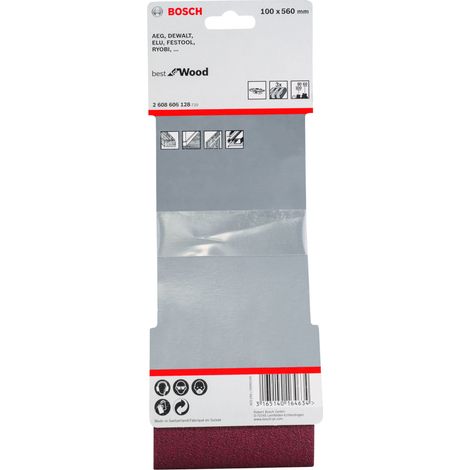 Bosch PRO X440 banda de lija 100 x 560 mm 60 80 100 - 2608606128