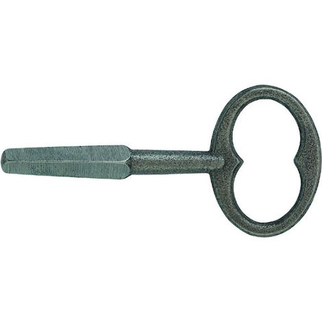 Clé de portière à carré conique en fonte polie de 6 à 10 mm - COUILLET ROBERT ET CIE