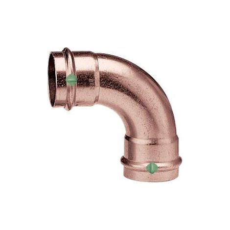 Viega – Raccord cuivre à sertir 90° – Femelle femelle ø12 – Pour installations plomberie – Haute qualité – Compatible avec systèmes de plomberie (1/4)
