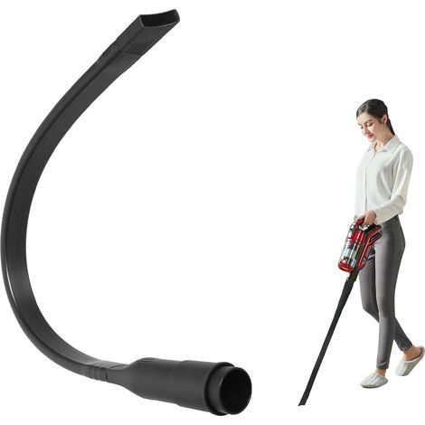 Suceur D'aspirateur Ménager, 62 cm, Souple, Embout Plat, Diamètre Intérieur 32/35 mm, Nettoyage des Petits Espaces, étagères et Fenêtres (1/5)