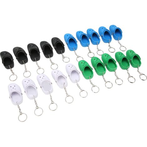 20 mini-chaussons, Crocs, porte-clés, breloques pour sac à dos (1/5)