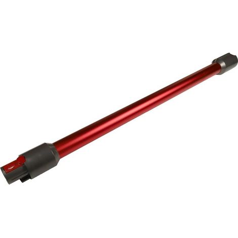 Vhbw – Tube de rechange pour aspirateur Dyson SV10, V10, V11 – Raccord 35 mm, longueur 74 cm, aluminium rouge – Accessoire professionnel