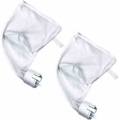 Paquete de 2 bolsas de filtro con cremallera de repuesto para el limpiafondos Polaris 360 380 -Crezuo