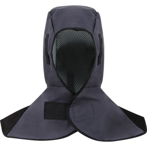 royaluxe-Casque de soudage ignifuge lavable respirant, couvre-tête protection anti-étincelles anti-brulure, ajustable universel pour soudure métallurgie construction mécanique, Gris (1/5)