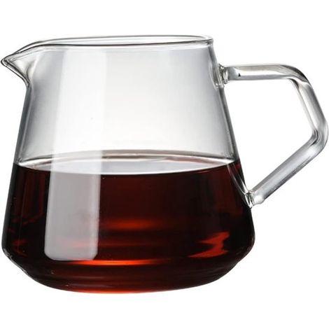 Cafetera de cristal - Resistente al calor, transparente - 650 ml (1/5)