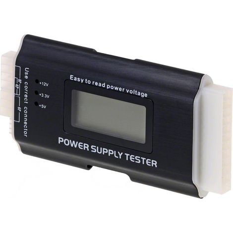 delock Tester de alimentación Power Supply III Negro