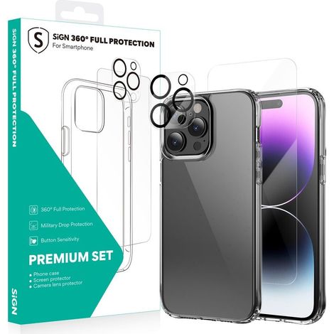 Pacchetto di protezione completo sign 360 per iphone 14 pro max